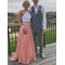 Elegant Two Pieces Long Prom Dress Formal Evening Dresses 601372