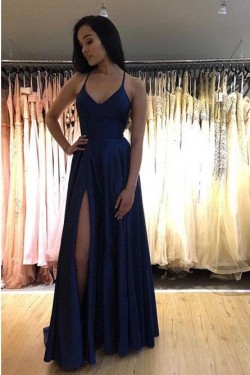 A-Line Simple Stunning Long Prom Dresses Evening Gowns 601376