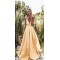 Sexy A-Line Spaghetti Straps V-neck Long Prom Dresses Formal Evening Gowns 601380
