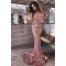 Sexy Mermaid Sparkling Long Sleeves Long Prom Dress Formal Evening Dresses 601390