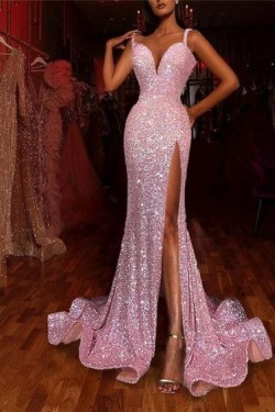 Mermaid Sweetheart Sparkling Long Prom Dress Formal Evening Dresses 601405