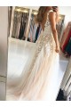 A-Line V-Neck Lace Appliques Long Prom Dress Formal Evening Dresses 601446 A-Line V-Neck Lace Appliques Long Prom Dress Formal Evening Dresses 601446