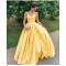 Ball Gown Sweetheart Satin Long Prom Dress Formal Evening Dresses 601483
