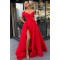A-Line Off-the-Shoulder Long Prom Dress Formal Evening Dresses 601485