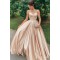 Ball Gown Sweetheart Satin Long Prom Dress Formal Evening Dresses 601487