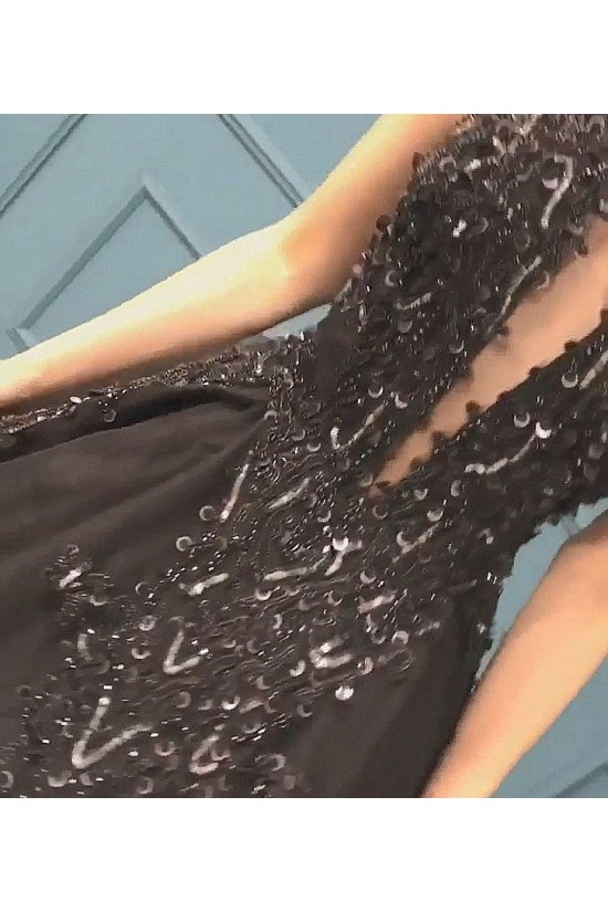 Ball Gown Deep V-Neck Long Prom Dress Formal Evening Dresses 601500