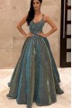 A-Line V-Neck Sparkling Long Prom Dress Formal Evening Dresses 601504 A-Line V-Neck Sparkling Long Prom Dress Formal Evening Dresses 601504