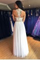 A-Line Chiffon Long Prom Dress Formal Evening Dresses 601506