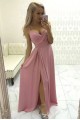 Sheath V-Neck Long Prom Dress Formal Evening Dresses 601509
