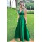 A-Line V-Neck Long Prom Dress Formal Evening Dresses 601512
