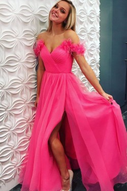 A-Line V-Neck Long Prom Dress Formal Evening Dresses 601515