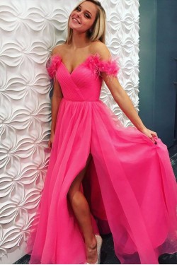 A-Line V-Neck Long Prom Dress Formal Evening Dresses 601515