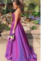 A-Line V-Neck Long Prom Dress Formal Evening Dresses 601516