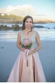 A-Line Beaded Satin V-Neck Long Prom Dress Formal Evening Dresses 601517 A-Line Beaded Satin V-Neck Long Prom Dress Formal Evening Dresses 601517