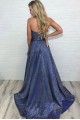 A-Line V-Neck Sparkling Long Prom Dress Formal Evening Dresses 601518 A-Line V-Neck Sparkling Long Prom Dress Formal Evening Dresses 601518