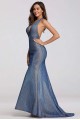 Mermaid V-Neck Long Prom Dress Formal Evening Dresses 601521