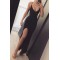 Long Black Simple Prom Dress Formal Evening Dresses 601526