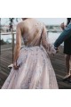 A-Line One-Shoulder Long Prom Dress Formal Evening Dresses 601532