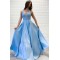 A-Line V-Neck Lace Long Prom Dress Formal Evening Dresses 601534