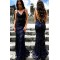 Mermaid Lace V-Neck Long Prom Dress Formal Evening Dresses 601544