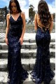 Mermaid Lace V-Neck Long Prom Dress Formal Evening Dresses 601544 Mermaid Lace V-Neck Long Prom Dress Formal Evening Dresses 601544
