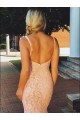 Mermaid Lace V-Neck Long Prom Dress Formal Evening Dresses 601549