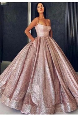Ball Gown Sparkle Long Prom Dress Formal Evening Dresses 601552
