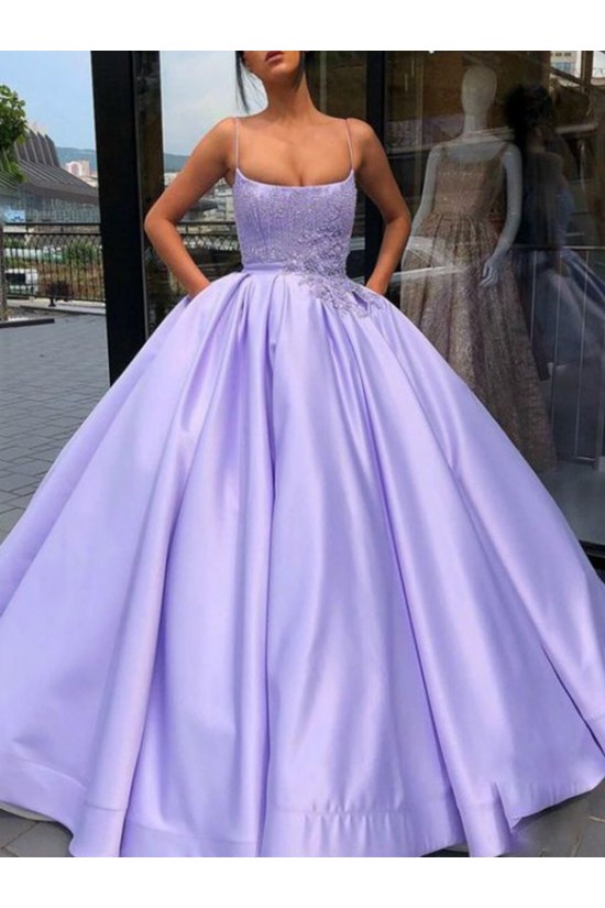 Ball Gown Satin Lace Long Prom Dress Formal Evening Dresses 601553 Ball Gown Satin Lace Long Prom Dress Formal Evening Dresses 601553