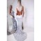 Mermaid Sparkle Backless Long Prom Dress Formal Evening Dresses 601558