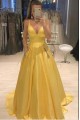 A-Line V-Neck Beaded Long Prom Dress Formal Evening Dresses 601562 A-Line V-Neck Beaded Long Prom Dress Formal Evening Dresses 601562