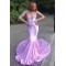 Mermaid Long Sleeves Lace Long Prom Dress Formal Evening Dresses 601565