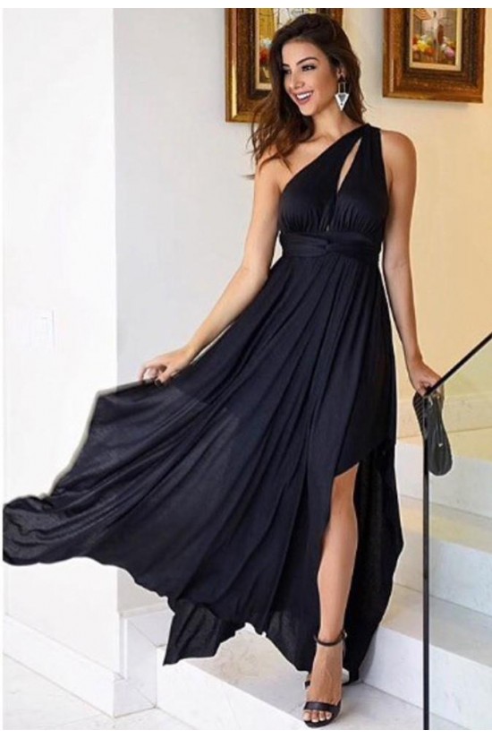 Chiffon One-Shoulder Long Prom Dress Formal Evening Dresses 601571 Chiffon One-Shoulder Long Prom Dress Formal Evening Dresses 601571