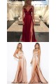 Sexy High Slits Long Prom Dress Formal Evening Dresses 601572
