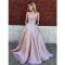 A-Line Sparkle V-Neck Long Prom Dress Formal Evening Dresses 601576