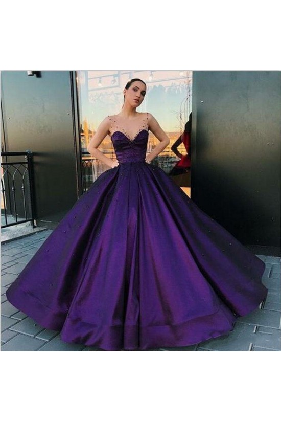 Ball Gown Beaded Long Prom Dress Formal Evening Dresses 601578 Ball Gown Beaded Long Prom Dress Formal Evening Dresses 601578