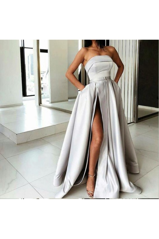 A-Line Strapless Long Prom Dress Formal Evening Dresses 601579 A-Line Strapless Long Prom Dress Formal Evening Dresses 601579