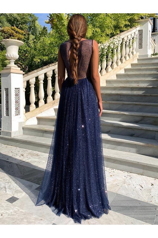 A-Line Sparkle Long Prom Dress Formal Evening Dresses 601580 A-Line Sparkle Long Prom Dress Formal Evening Dresses 601580