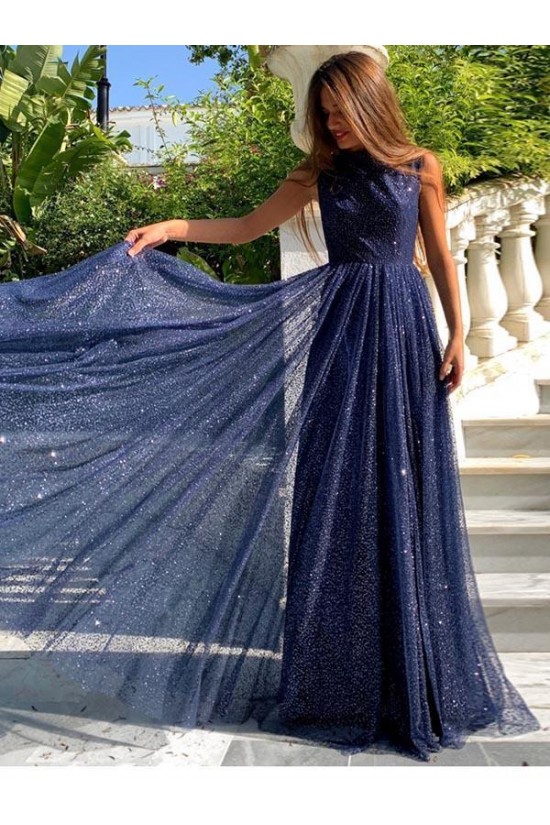 A-Line Sparkle Long Prom Dress Formal Evening Dresses 601580 A-Line Sparkle Long Prom Dress Formal Evening Dresses 601580