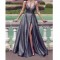 A-Line Sparkle Long Prom Dress Formal Evening Dresses 601581