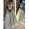 Ball Gown Off-the-Shoulder Sparkle Long Prom Dress Formal Evening Dresses 601582