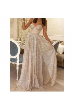 A-Line Sweetheart Long Prom Dress Formal Evening Dresses 601588