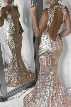Mermaid Sparkle Long Prom Dress Formal Evening Dresses 601591