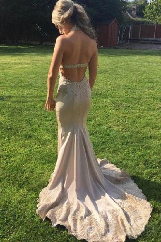 Mermaid Lace V-Neck Long Prom Dress Formal Evening Dresses 601593 Mermaid Lace V-Neck Long Prom Dress Formal Evening Dresses 601593