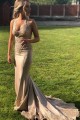 Mermaid Lace V-Neck Long Prom Dress Formal Evening Dresses 601593 Mermaid Lace V-Neck Long Prom Dress Formal Evening Dresses 601593