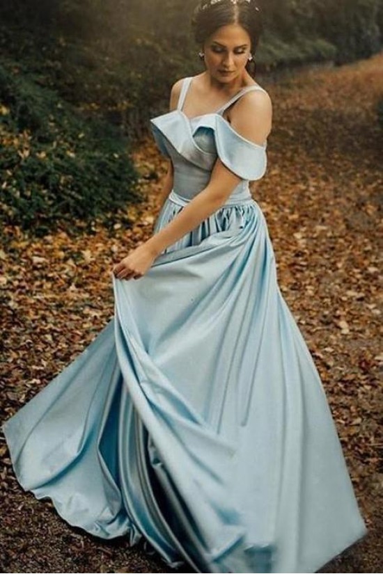 A-Line Satin Long Prom Dress Formal Evening Dresses 601598 A-Line Satin Long Prom Dress Formal Evening Dresses 601598