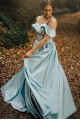 A-Line Satin Long Prom Dress Formal Evening Dresses 601598 A-Line Satin Long Prom Dress Formal Evening Dresses 601598