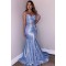 Mermaid Sparkle Long Prom Dress Formal Evening Dresses 601602