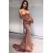 Mermaid V-Neck Long Prom Dress Formal Evening Dresses 601609
