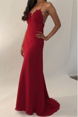 Sheath Lace Long Prom Dress Formal Evening Dresses 601611