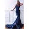 Mermaid V-Neck Long Prom Dress Formal Evening Dresses 601620